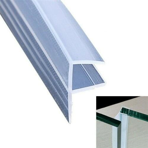 Glass Seal Strip Bath Shower Door Window Silicone Rubber Glazing Sealing Strip F Shape For 6/8/10/12mm Glass #40