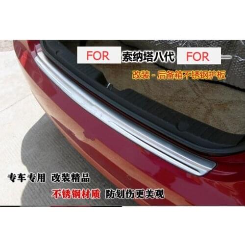 High quality stainless steel Rear bumper Protector Sill For 2011 Hyundai SONATA 8GE i45