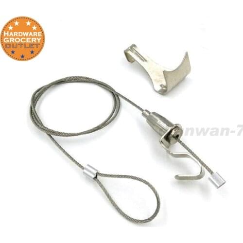 Exhibition Art Hanging System Gallery Large Paint Picture Photo Display Kit Stainless Steel Wire Cable Ceiling Hook 1 hook 1pc