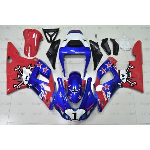 YZF1000 R1 1998 - 1999 Body Kits YZF R1 1998 Plastic Fairings YZFR1 98 Blue Red Motorcycle Fairing