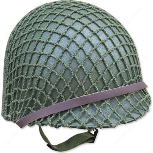 WW2 US ARMY M1 HELMET NET COVER MK2 HELMET NET COVER GREEN