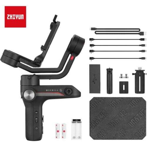 ZHIYUN Weebill S 3-Axis Image Transmission Stabilizer Mirrorless Camera Handheld Gimbal Stabilizer for Canon Nikon Sony Camera