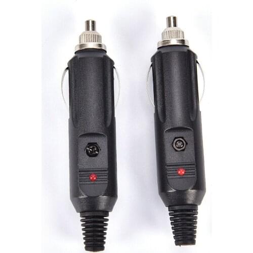 New 2pcs 12V Universal Vehicle Cigarette Lighter Socket Connector Plug 15A Play In Cars, Trucks, RVs Or Boats