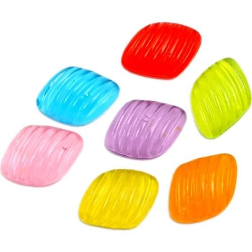 30Pcs Mixed Clear Resin Biscuits Decoration Craft Flatback Cabochon Embellishments For Scrapbooking Kawaii Cute Diy Accessories
