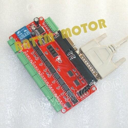 5 Axis CNC Breakout board interface adapter board V8 type with optical coupling for CNC controller board