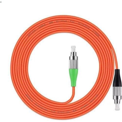 5pcs/lot FC/APC-FC/UPC fiber optic patch cord 1M 2M 3M 5M 10M 15M Simplex Multimode optical fiber jumper Free shipping