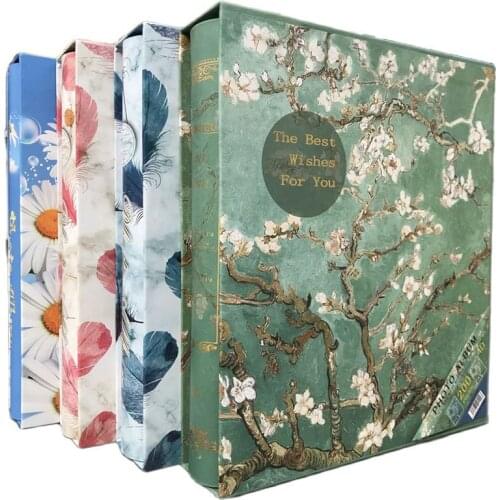 6-Inch 4D 200 Pieces Insert Photo Album 4X6 Large Capacity Instax Album Creative Family Wedding Albums Baby Memory Book Gifts