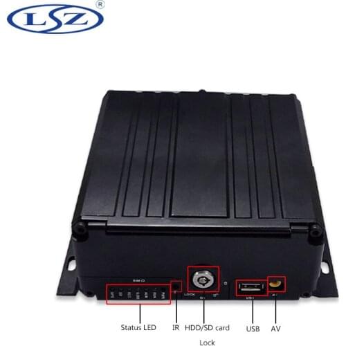 AHD 1080P Vehicle Blackbox DVR 8Channels Mobile DVR HDD MDVR with GPS