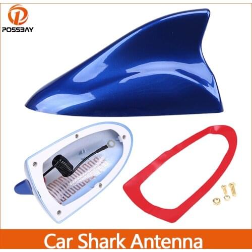 Shark Antenna Car Fin Roof FM Radio Stronger Amplifier Aerials for Mini Cooper/Kia/Mazda/Fiat/Renault/BMW/Toyota Exterior Parts