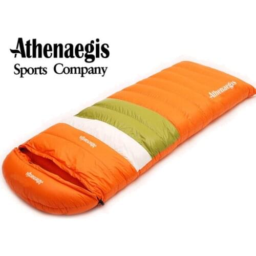 Athenaegis Ultra-Light White Duck Down 600g/800g/1000g Filling Can Spliced Envelope Breathable Sleeping Bag