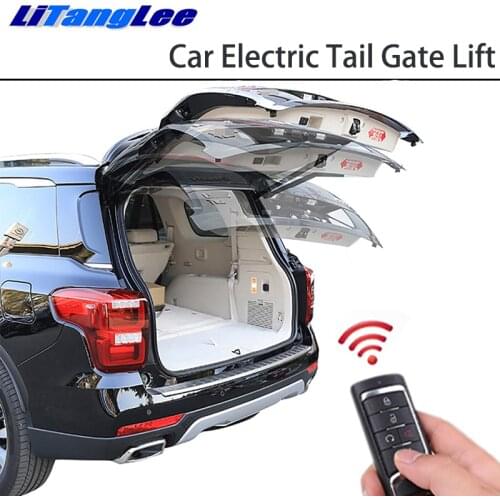 LiTangLee Car Electric Tail Gate Lift Tailgate Assist System For Hyundai Grand Santa Fe Sport ix45 Maxcruz 2013~2020 Trunk Lid