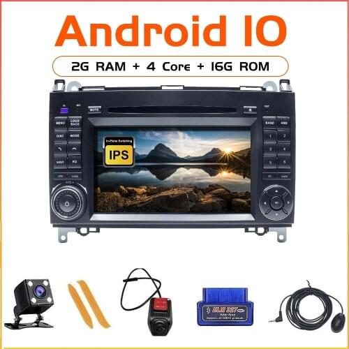 ZLTOOPAI Android 10 Car Multimedia Player GPS 2 Din Auto Stereo for Mercedes Benz Sprinter Viano Vito B-class B200 B180 Radio