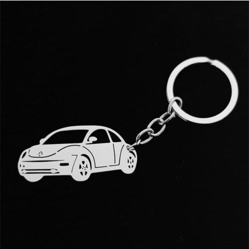 Stainless steel hollow turtle car pendant key chain key chain jewelry