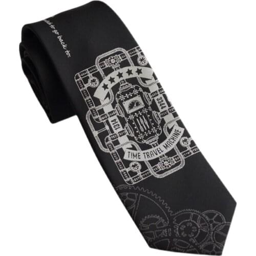 Free Shipping New mens Original design female students personality gift necktie Black tie 1314 gift college style confession