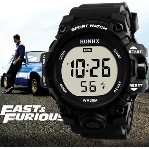 2019 camouflage Children Boys Waterproof Sports Watch Digital LED Sports Watch Kids Alarm Date Watch Gift Relogio Clock reloj Q