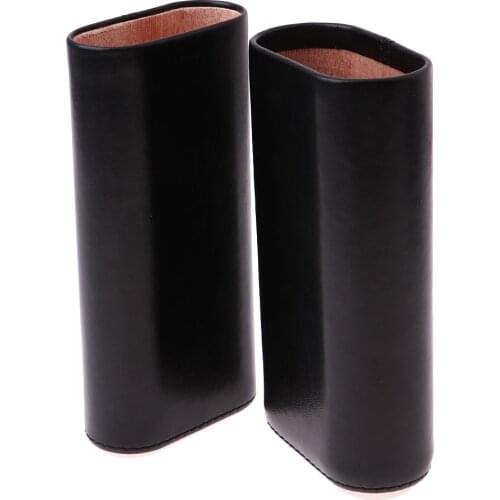 Spanish Cedar Wooden Cigar Humidor Case Leather Travel Cigar Box 165x75mm