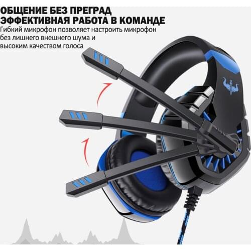 Headphones OVLENG P40 Gamer Headset for Computer PS4 PS5 Gaming Headphones Bass Stereo PC Wired Headset/ airpods tws/RU