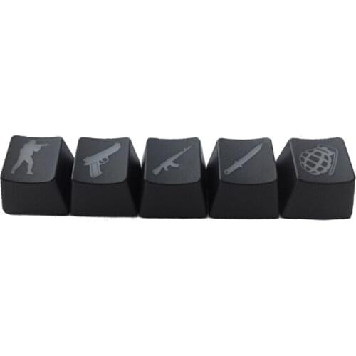 OEM R4 Profile ABS Backlit Keycap Gaming Keycaps Key Button Keycaps ABS Cap for Cherry MX Mechanical Keyboard CS GO Keycap