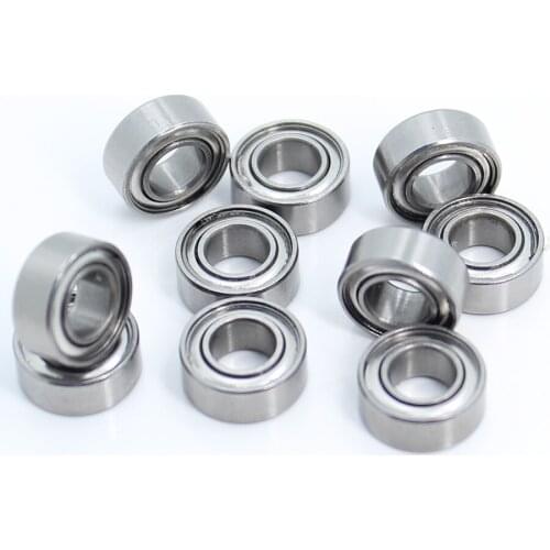 MR105ZZ Bearing (10PCS) 5*10*4 mm Metal Shielded Steel Miniature MR105 ZZ ABEC-1 Ball Bearings L-1050ZZ MR105-2Z 5X10X4mm