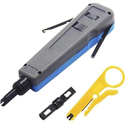 Professional Punch Down Tool With 110/88 And 66 Blades, Cat6/Cat5e Network Wire Telecom Phone Cable Socket Tools