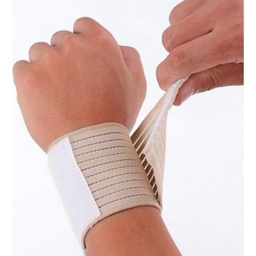 Adjustable Elastic Fitness Cotton Strength Bandage Hand Wrist Straps Sport Wristbands Support Wrist Protecting Gym Wraps