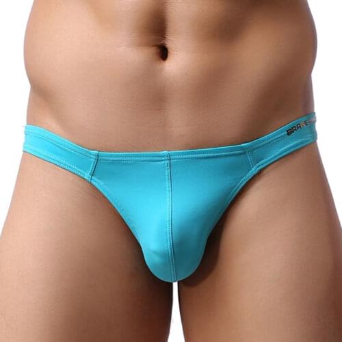 Sexy Underwear Mens Thongs G-Strings Men Nylon Fashion Jockstrap Mini Briefs Bikini T-back Shorts