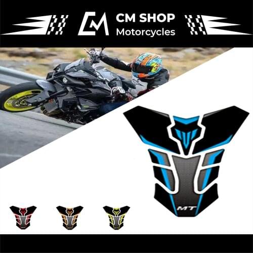 Reflective Stickers On Fuel Tank Pad To Protect Motorcycle For Yamaha MT10, MT-10, MT09, FZ09, MT25 MT-07 MT-03 Logo