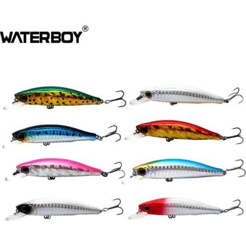 WATERBOY 8cm 29g New Sinking Minnow Fishing Bait Deep Wobbler Swimbait Artificial Pesca Sea Hard Fishing Lure