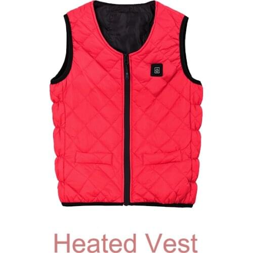 USB Thermal Electric Heated Vest Camping Hiking Clothing Tactical Vest Infrad Battery Jacket Women Winter Heated Jacket Outdoor