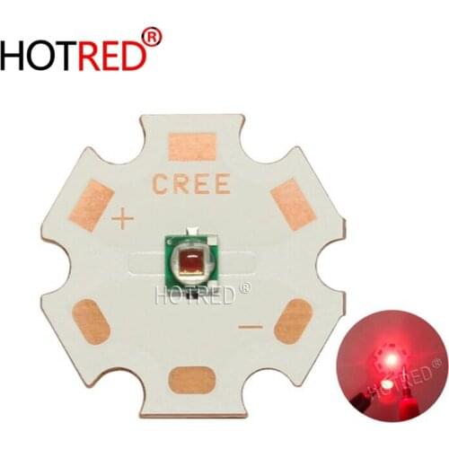 10pcs 1W 3W Cree XLamp XPE XP-E Far Red 730nm High Power LED Beads 1.9-2.4V 350-1000mA Plant Grow LED Emitter Bulb Lamp Lighting