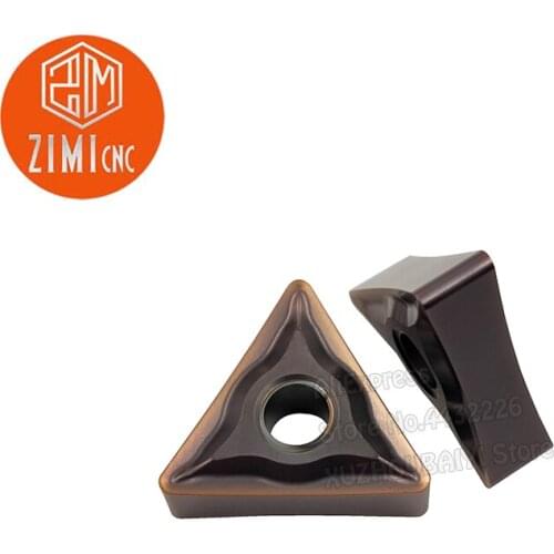 10pcs TNMG160408-EF YBG205 Tungsten Carbide Insert TNMG332 Double-sided CNC Lathe Cutting Blade Lathe Holder Knife