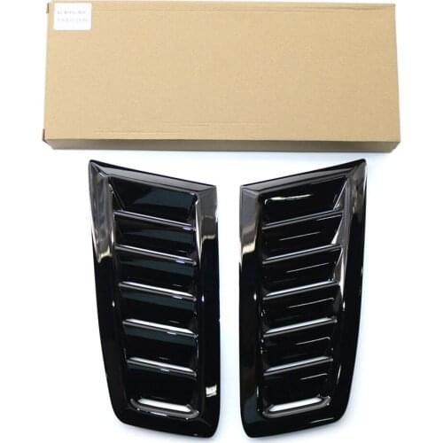 2 Pcs Car Hood Vents Decorative Hood Bonnet Vent Air Flow Intake Louvers Hoods Vents ,Bonnet Cover, MK 2 RS Style ABS PLASTIC