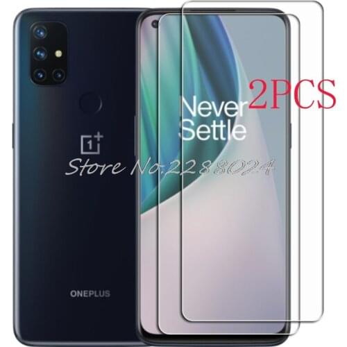 2PCS FOR OnePlus Nord N100 N10 Tempered Glass Protective On NordN10 5G Screen Protector Film Cover