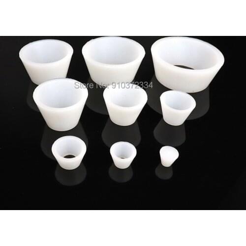 8*1pcs/set Rubber Buchner funnel holder filter pad used in laboratory reagent bottles The suction filter bottle pad