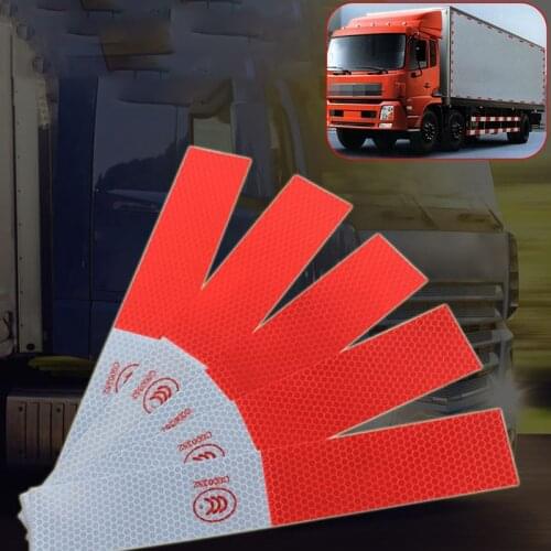Car Truck Reflective Safety Tape Warning Night Light Reflector Sticker Decals