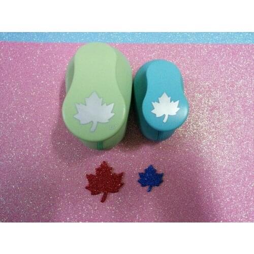 Frees ship 2pcs leaf ( 1 inch and 1.5 inch)craft punch DIY paper punch for DIY Scrapbooking eva foam puncher