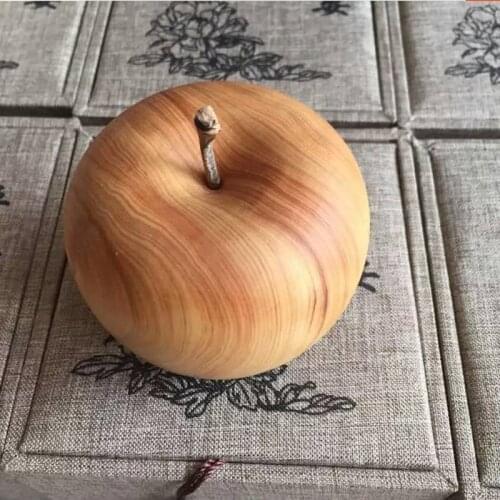 Handmade Thuja Wood Apple Christmas Eve Apple