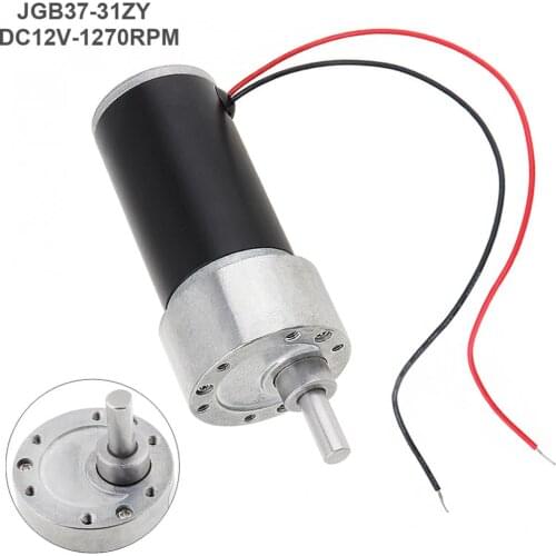 High Torque Reducer Motor DC12V 1270RPM with Tubular Permanent Magnet for Intelligent Toy / Device