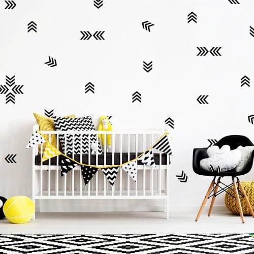 Artistic Indicating Arrow Environmental Protection Vinyl Stickers Decor Living Room Bedroom Removable Wall Decoration