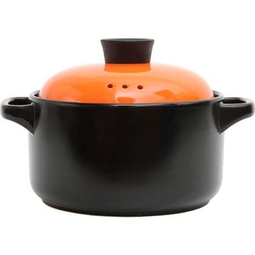 High Temperature Resistant Crock Soup Pot Ceramic Casserole Stew Pot Gas Open Flame Household Claypot Rice