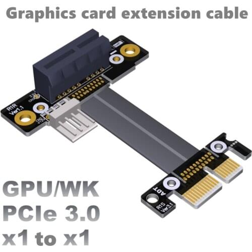 PCIE PCI Riser PCI-E PCI E Riser PCI Express Riser Card PCIE X1 Extension Cable for Motherboard Extender Converter Adapter