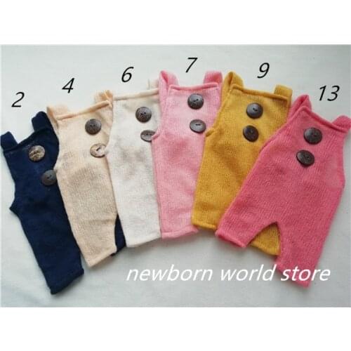 Newborn photography props ,baby suspender trousers