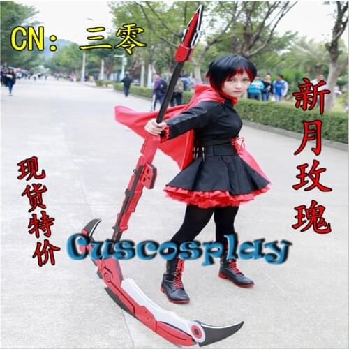 Ruby Rose Crescent the High Velocity Sniper-Scythe Replica PVC Cosplay Prop