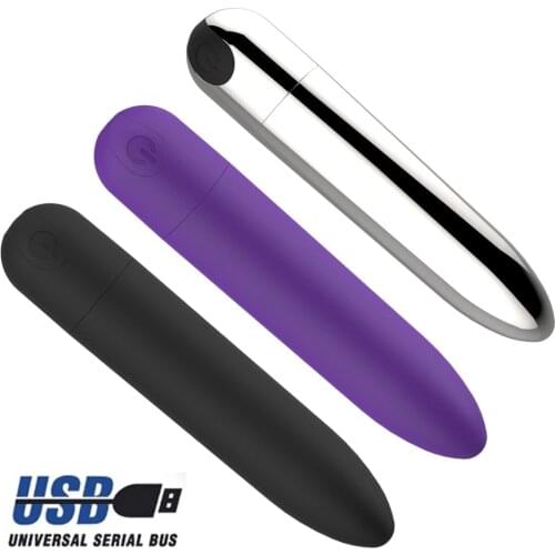 Vaginal Massager 10 Frequency Strong Vibration Clitoris Stimulator Dildo Bullet Vibrators Sex Toys For Women USB Charge