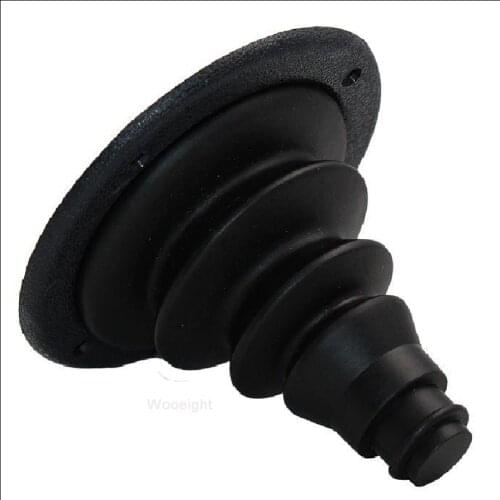 Wooeight Dia 120mm Black Plastic Steering Shift Cable Boot Rubber Protective Bellows Cover For Car Marine Boat Ship Yacht