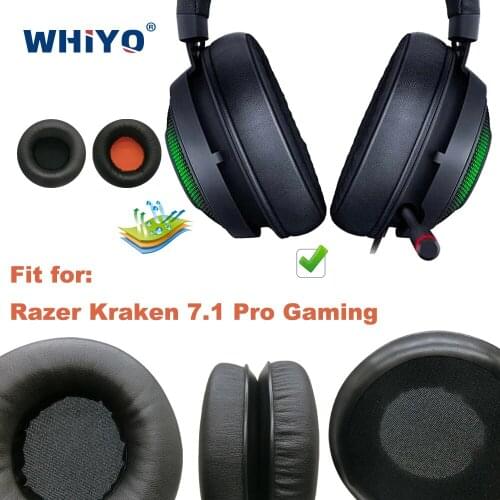 Replacement Ear Pads for Razer Kraken 7.1 Pro Gaming Headset Parts Leather Earmuff Earphone Sleeve Cover