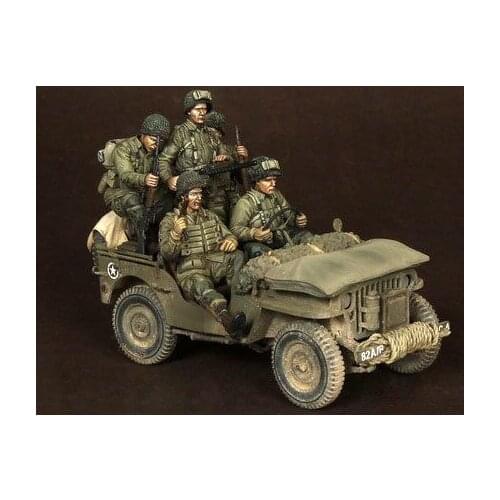 1/35 Resin Figure Model Kit Unassambled Unpainted 1090(NO CAR)