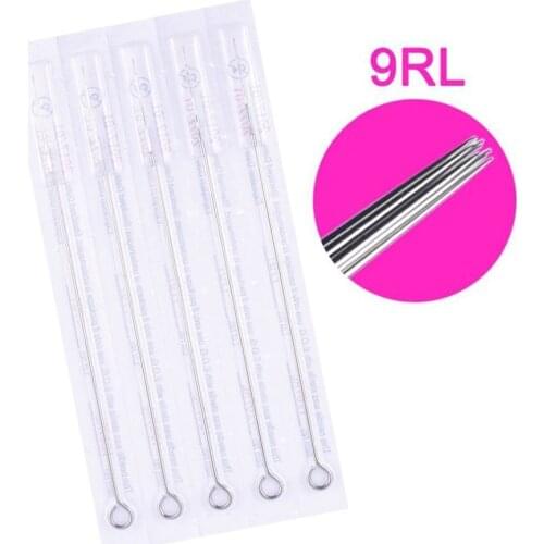 5 /50/100 sticks 9RL tattoo needle Premium Tattoo Needles for DIY Hand Poke Stick