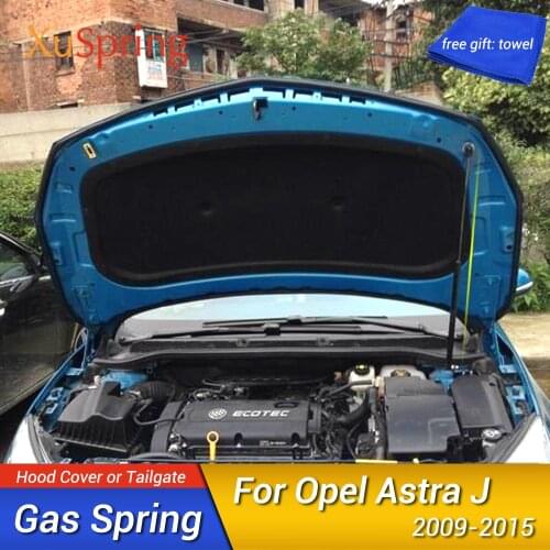 Car Hood Support Gas Spring Strut Bars Lift Rod Bracket For Opel Holden Vauxhall Astra J GTC 2009 2010 2011 2012 2013 2014 2015