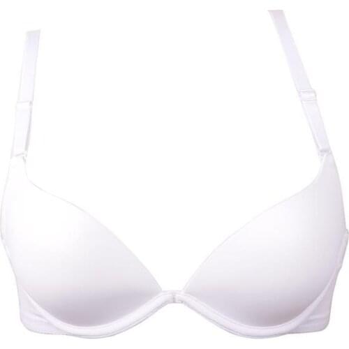 Small Chest Women Underwear Sexy Bra Seamless Lingerie Push Up Bra Underwire Deep U Plunge Bralette Small Breast Girl Brassiere